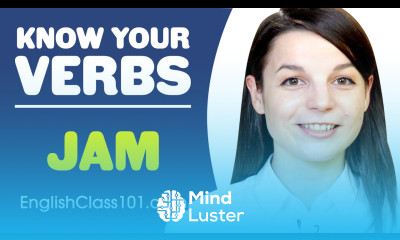 JAM Basic Verbs Learn English Grammar