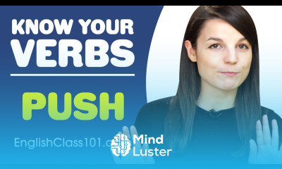 PUSH Basic Verbs Learn English Grammar