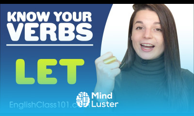 Learn LET Basic Verbs Learn English Grammar - Mind Luster