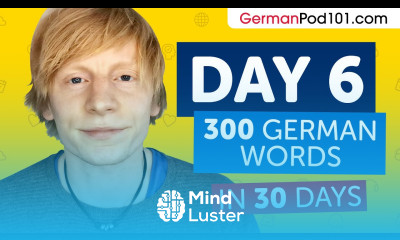 Day 6 60 300 Learn 300 German Words in 30 Days Challenge