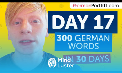 Day 17 170 300 Learn 300 German Words in 30 Days Challenge