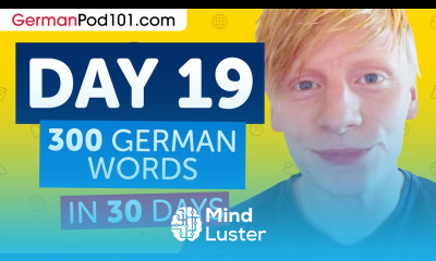 Day 19 190 300 Learn 300 German Words in 30 Days Challenge