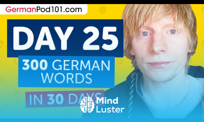 Day 25 250 300 Learn 300 German Words in 30 Days Challenge