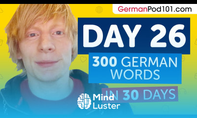 Day 26 260 300 Learn 300 German Words in 30 Days Challenge