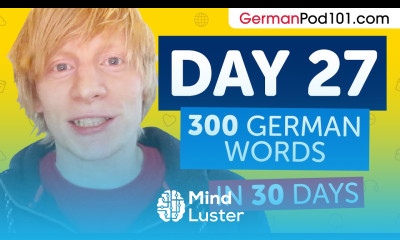 Day 27 270 300 Learn 300 German Words in 30 Days Challenge