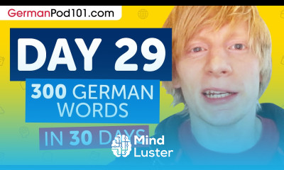 Day 29 290 300 Learn 300 German Words in 30 Days Challenge