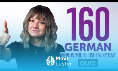 Learn Quiz 160 German Words You ll Use Every Day Basic Vocabulary 56 ...