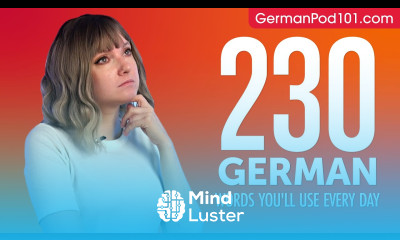 Learn 230 German Words You ll Use Every Day Basic Vocabulary 63 - Mind ...