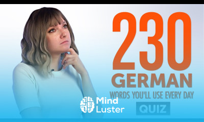 Learn Quiz 230 German Words You ll Use Every Day Basic Vocabulary 63 ...