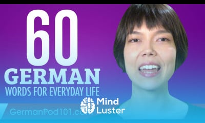 60 German Words for Everyday Life Basic Vocabulary 3