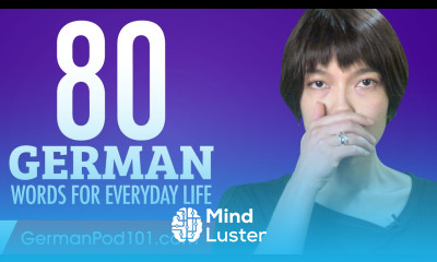 80 German Words for Everyday Life Basic Vocabulary 4