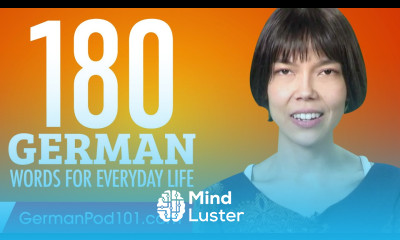 180 German Words for Everyday Life Basic Vocabulary 9