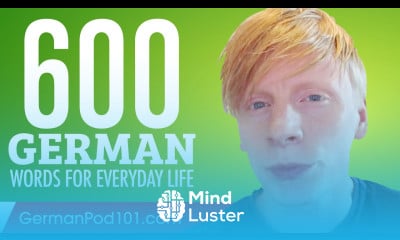 600 German Words for Everyday Life Basic Vocabulary 30