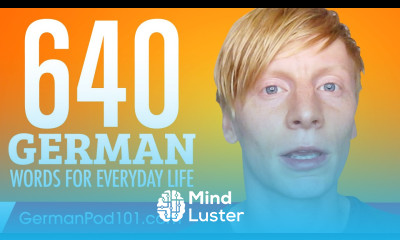 640 German Words for Everyday Life Basic Vocabulary 32