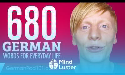 680 German Words for Everyday Life Basic Vocabulary 34