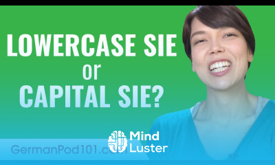 Ask a German Teacher Lowercase sie or capital Sie