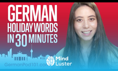 Learn ALL German Words you need for Holidays in 30 Minutes