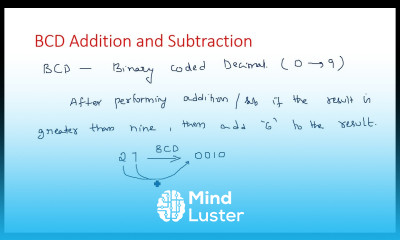 BCD Addition Subtraction STLD Lec 15