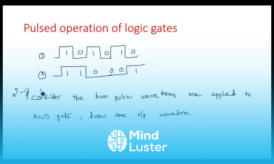 Logic gates Pulsed operation STLD Lec 27