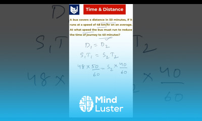 Time Distance Example1 Aptitude