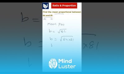 Ratio Proportion Example 1 Aptitude