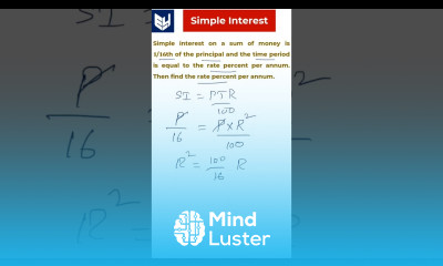 Simple Interest Example2 Aptitude