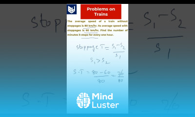 Problems on Trains Aptitude shorts example3