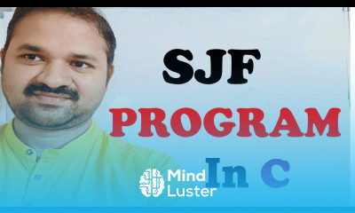 SJF Program in C language Operating Systems lab OS lab Scheduling Algorithms lab