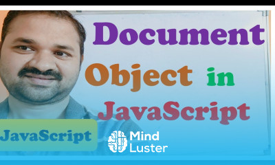 Document Object in JavaScript JavaScript Tutorial for Beginners