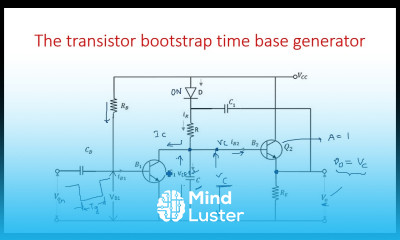 Learn Bootstrap time base generator Transistor Part 1 2 PDC Lec 86 ...