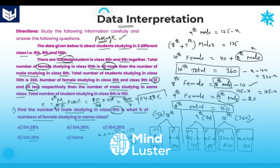 Caselet DI Students studying in classes DI Reasoning Part 04 Bharath Kumar