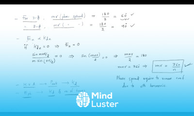 Concentrated Winding Distribution factor 2 2 Synchronous Machines Lec 11