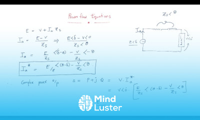Power flow equations Synchronous Machines Lec 21