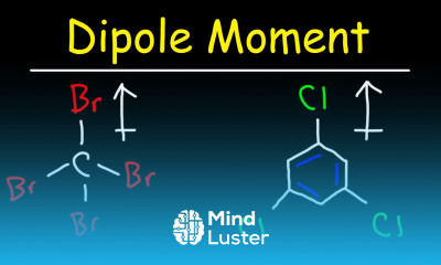 Dipole Moment Vectors Electronegativity Organic Chemistry