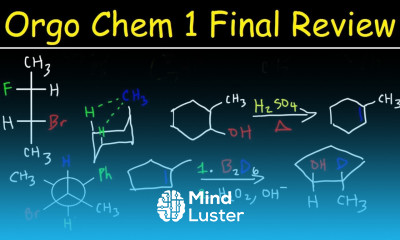 Organic Chemistry 1 Final Exam Review