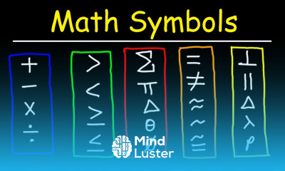 Top 50 Mathematical Symbols In English and Greek