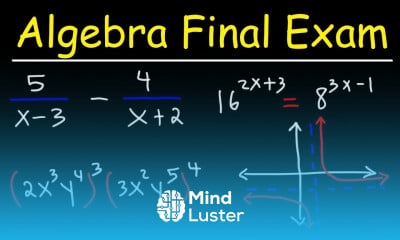 Algebra Final Exam Review