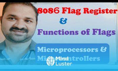 8086 Flag Register Functions of 8086 Flags Microprocessors and Microcontrollers