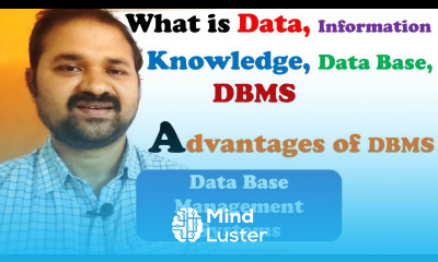 Introduction to Data Base Management Systems DBMS Advantages Purposes Data Informati