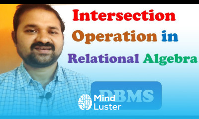 Intersection Operation in Relational Algebra Examples Queries DBMS