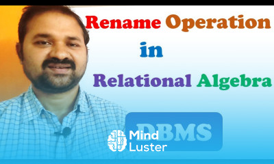 Rename Operation in Relational Algebra Examples Queries DBMS