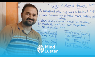 First Normal Form in DBMS 1 NF in DBMS