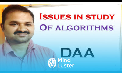 Issues in Study of Algorithms