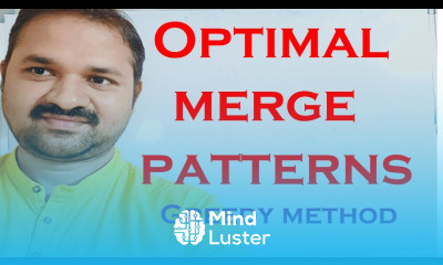 Optimal Merge Patterns Greedy Method Design and Analysis of Algorithms DAA