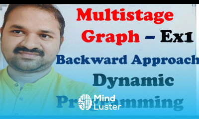 Multistage Graph Backward Approach Ex1 Dynamic Programming Design and Analysis of Algorithms