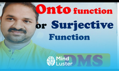 Onto Function Surjective Function Discrete Mathematics MFCS DMS Types of Functions
