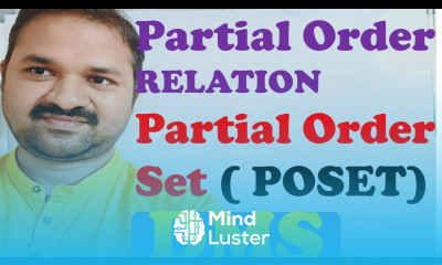 Partial Order relation in discrete mathematics Partial Order Set POSET DMS MFCS GATE