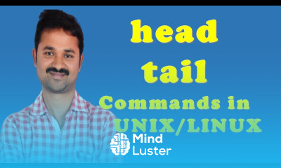 head command tail command unix linux with options examples shell scripting