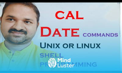 Learn Cal Date Command UNIX LINUX Shell Scripting Programming Operating ...