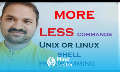 more less Commands UNIX LINUX Shell Scripting Programming OS
